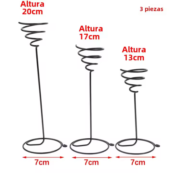 3Pcs Soporte De Planta De Metal En Forma De Piña Para Decoración De Balcón Y Hogar Estuche De Regalo Para Amantes De La Naturaleza - 1