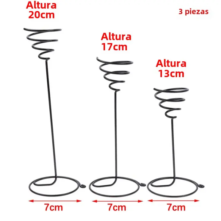 3Pcs Soporte De Planta De Metal En Forma De Piña Para Decoración De Balcón Y Hogar Estuche De Regalo Para Amantes De La Naturaleza - 1