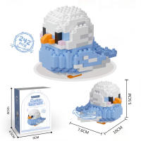 Bloques De Construcción 3D Model De Papagayo Bonito Para Decoración De Mesa Juguetes Educativos Para Niños Regalos DIY Micro - details 17