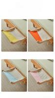 Hammock Para Gatos Universal Desmontable Fácil De Limpiar Adecuado Para Pequeños Gatos/Cachorros Cama Con Almohadilla Para Balcones Y Ventanas De Madera - details 1