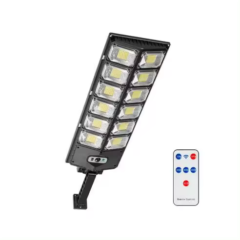 Farola Solar Mediawavestore 1000 Lúmenes con Sensor de Movimiento y Control Remoto IP65 W789B-6 - 1