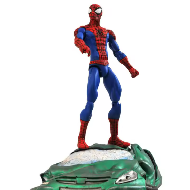 Figura Spiderman Marvel 18cmFigura  Coleccionable - Idea de Regalo- Mercancia Oficial - Juguetes para Niños y Adultos - Movies Fans - Muñeco para Coleccionistas y Exposición - 1
