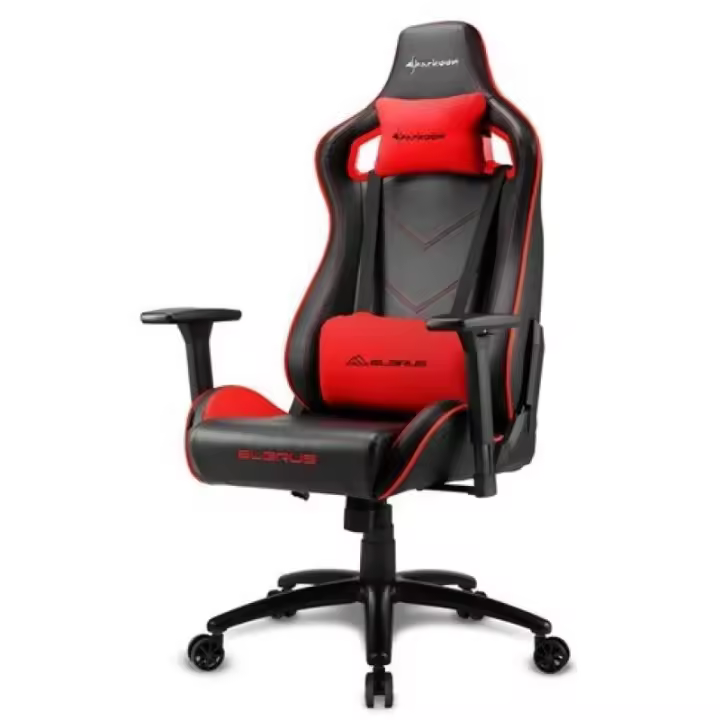 Silla Gamer Sharkoon Elbrus 2 Negro Rojo - 1