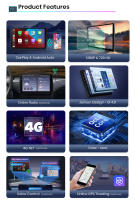 Junsun Android 13 Radio Para Peugeot 407 2004 2005 2006 2007 2008 DSP Navegación GPS Reproductor Multimedia 2 DIN Inalámbrico CarPlay Android Auto Radio - details 1