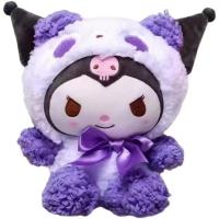 Muñeco De Peluche Sanrio 25Cm Kuromi Mymelody Cinnamorol Kawaii Regalo De Navidad Decoración Suave Y Almohada Juguete De Anime - details 4