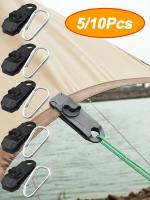 Clips De Tapa De Camping 5/10PC Grueso Y Duradero Con Agarre De Bloqueo Para Tienda De Acampar Cuerda De Bungee Para Ajustar Tensión En Automóviles Piscinas Y Toldos Accesorios Para Tienda - details 0
