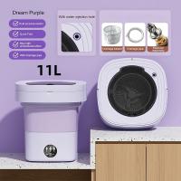 11L plegable mini lavadora portátil para lavadora pequeña en apartamento, lavandería de viaje, camping, rv, dormitorio - details 0