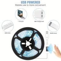 Lámpara Nocturna LED 1M DC 5V Con Sensor De Movimiento USB Luz De Fondo Para TV Cocina Lámpara De Noche Con Sensor De Movimiento - details 4