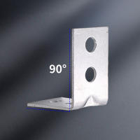 12pcs L-Angulo Estante De Gabinete De Metal Angulo Recto Fijador De Esquina Herramienta De Muebles Para Armarios Y Estantes - details 1