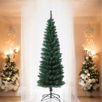Árbol de Navidad SLIM/ESTRECHO Artificial Abeto Fino de Hoja Espumillón 150-210cm Arboles C/Soporte Metálico - details 3