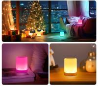 Lámpara De Noche LED Cambio De Color 7/13 Toque Control Dimmable Recargable USB Decoración De Escritorio Regalo Para Cama - details 14