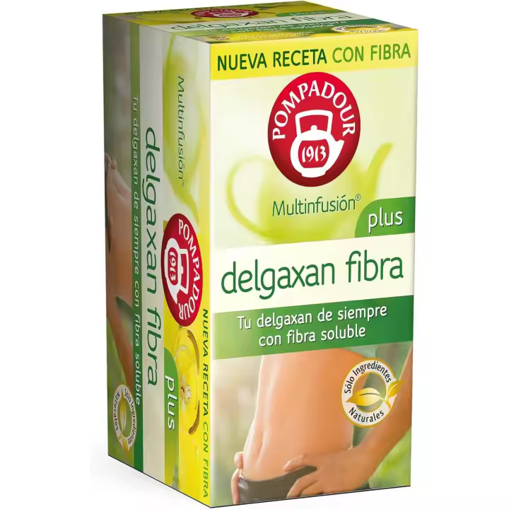 Pompadour té delgaxan fibra 20 sobresitos - 1