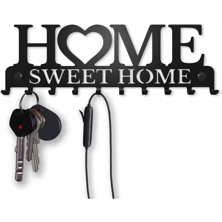 Sweet Home-Regalo de metal para Puerta de entrada, Cocina o Garaje - 1