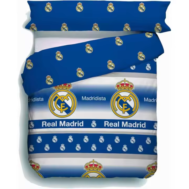 Real Madrid juego de funda nórdica y almohada para cama de 105cm producto oficial 105FNRM69190 - 1