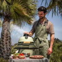 Cecotec 3248 Dragonfire 3200 Kamado Barbacoa de carbón cerámica 32 cm diámetro con resistencia hasta 1000º soporte de hierro fundido y control de flujo de aire. - details 4