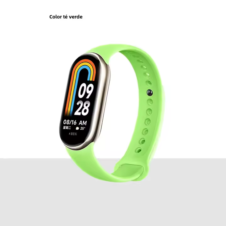 Correa De Silicona Para Xiaomi Mi Band 8 Reemplazo De Pulsera Deportiva Compatible Con Xiaomi NFC Accesorio Para Reloj Inteligente - 1