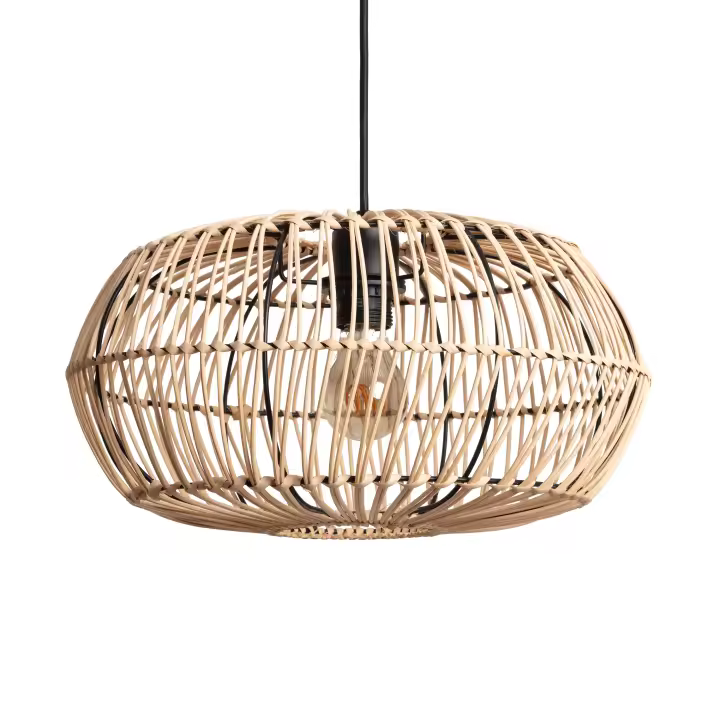 Ledkia Lámpara Colgante Ratán Arawa Viringo Natural - 1
