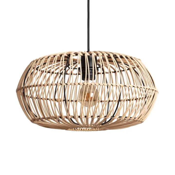 Ledkia Lámpara Colgante Ratán Arawa Viringo Natural - 1