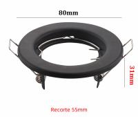 10pcs Iluminación Baja LED Revestida En Fondo Fijación De Techo GU10 MR16 Spot De Techo Fijación Dimmable Metal Para Vestíbulo - details 2