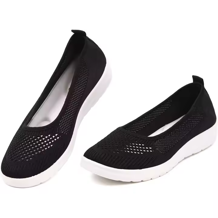 Zapatillas De Verano Para Mujer Suela De Goma Transpirables Zapatos Casuales Ligeros De Malla Antideslizantes Zapatillas De Oficina Para Hombres Y Mujeres - 1