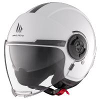 CASCO MT HELMETS MODELO VIALE SV S SOLID A0 GLOSS WHITE - details 1
