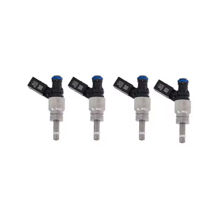 4 unids coche inyector de combustible para A4 8E 8e5 B6 S4 2001-2005 2,0 FSI 06d906036b 0261500011 06d906036d - 1