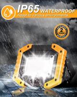 Luz LED DE TRABAJO DE 30W, Reflector COB portátil recargable, Frtia superbrillante de 2000LM, Luz de seguridad para Exterior, USB, Resistente al Agua - details 3