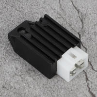 Regularizador De Tensión Para Motocicleta 12V Rectificador De Motor Para ATV 50cc 70cc 110cc 125cc Pieza Nueva De Aluminio Negro - details 0