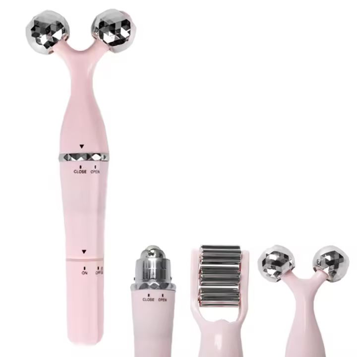 MASAJEADOR FACIAL 3 EN 1 WITH 3 CABEZALES DIFERENTES, MASAJEADOR FACIAL MULTIFUNCIÓN, MASAJEADOR FACIAL WITH CABEZALES INTERCAMBIABLES, MASAJEADOR FACIAL INALÁMBRICO - 1