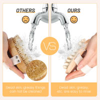 Cepillo De Masaje Para El Cuerpo Anti Celulitis De Madera Con Almohadilla De Masaje Españo Para El Cabello Y Escalpelo Eliminador De Piel Muerta Herramienta De Spa Essencial - details 3