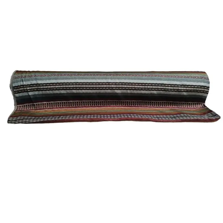 Mercatienda Cortinas Alpujarreñas Jacquard - Dibujo Rayas Oscuras - Temáticas Variadas - Alto 280cm - 1