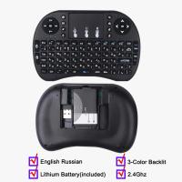 Teclado Mini RGB Bluetooth 5.0 2.4G Wireless Dual-mode Recargable Con Touchpad Para Android TV Box Teclado Inalámbrico Para Laptop - details 9