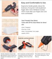 Pistola De Silicona TACKLIFE GGO20AC Con 50 Barras - details 4