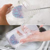 Cepillo De Limpieza Para Cocina Con Mango De Abeto Y Botella De Soda Stream Limpia Vajilla Vidrio Botellas Y Jarros - details 4