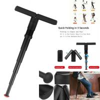 Silla Plegable Portátil De Plástico Ajustable Regalo Para Subway Telescópica Compacta Y Ligera Silla Alta En Color Negro - details 0