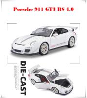 Modelo Estático Bburago 1:18 Porsche 911 GT3 RS 4.0 356B Coche De Lujo De Aleación Diecast Regalo De Colección De Vehículos - details 2