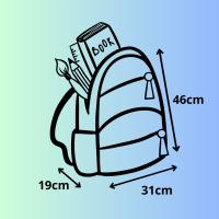 Novotextil - Mochila Escolar de Diseño Juvenil Skater, Incluye Estuche - Varios Colores Disponibles - details 1