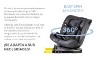 MS BabyWorld CORFÚ | Silla de coche I-Size Grupo 0/1/2/3, 40-150cm | Isofix y Top Tether Desde nacimiento hasta los 12 años–0–36kg | A contramarcha hasta los 18kg | Giratoria 360º Universal - details 2