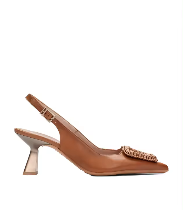 ZAPATO DE TACÓN DESTALONADO HISPANITAS NOVA HV253910 CUERO - 1