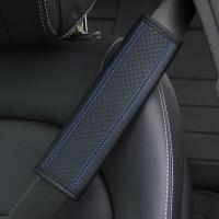 Almohadilla De Cinturón De Seguridad De Cuero PU Para Coche Cubierta De Hombro Transpirable Protección Accesorios De Automóvil Interior - details 11