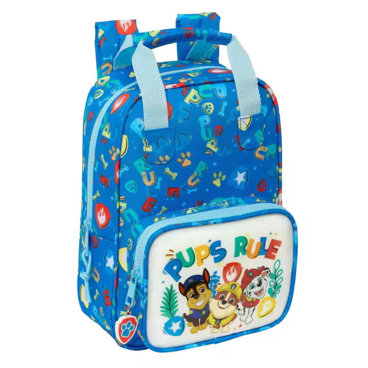 Mochila safta Infantil Con Asas Adaptable A Carro Paw Patrol Patrulla canina 20x28x8 Cm - 1