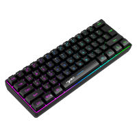 L500 Wired/Wireless Gaming Keyboard 61 Keys With Dynamic RGB Backlight For PC Laptop Gamer - details 28
