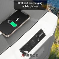 AREBOS Caja refrigerada 43L eléctrico coche nevera APP congelador caja camping - details 15