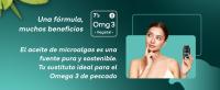 Omega 3 Vegetal - 60 perlas veganas - 1000mg de DHA por Dosis - Contribuye al Funcionamiento Normal del Cerebro - Con Vitamina E - Favorece el mantenimiento óptimo de la visión - SEVENS NUTRITION - details 1