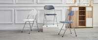 silla plegable, silla plegable acolchada, silla plegable cocina, silla plegable blanca