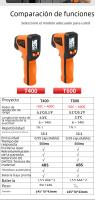 Termómetro Digital Infrarrojo No Contacto Con Luz Alarmante Medidor De Temperatura Láser Pyrometer Imager Higrómetro Para Industrial - details 2