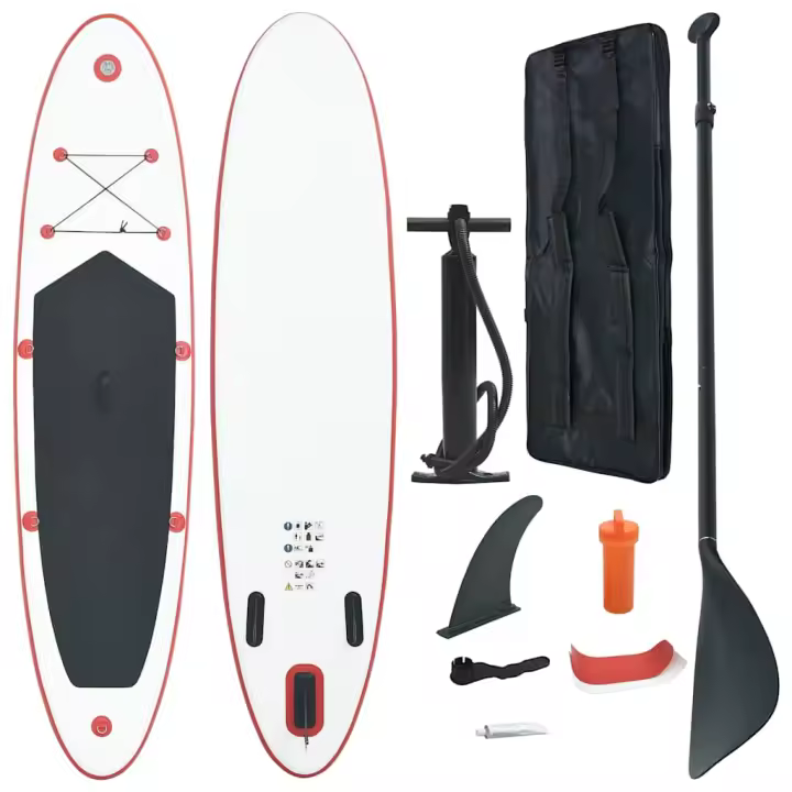 vidaXL Juego de Tabla de Paddle Surf Hinchable Remo Diversión Mar Color Negro,  Rojo,  Verde y mas - 1