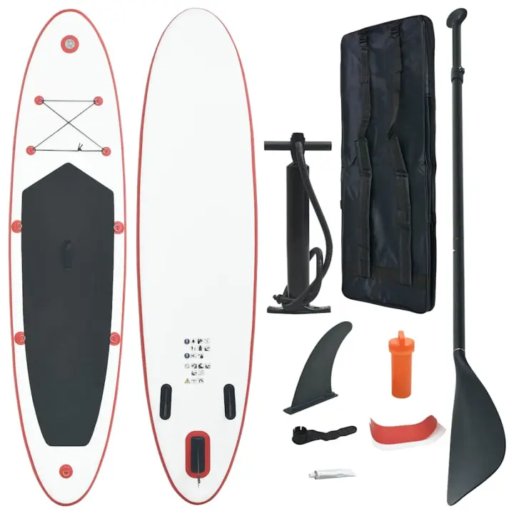 vidaXL Juego de Tabla de Paddle Surf Hinchable Remo Diversión Mar Color Negro,  Rojo,  Verde y mas - 1