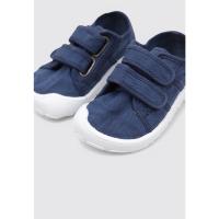 victoria  BOSCO BAREFOOT BASKET Deportivas Con Velcro Bebé - niño (hasta la talla 30) Azul - details 1