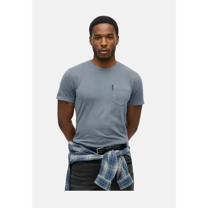 Superdry - Classic Essential M1012206A_E9R - Camiseta De Manga Corta Con Bolsillo - Hombre - 1